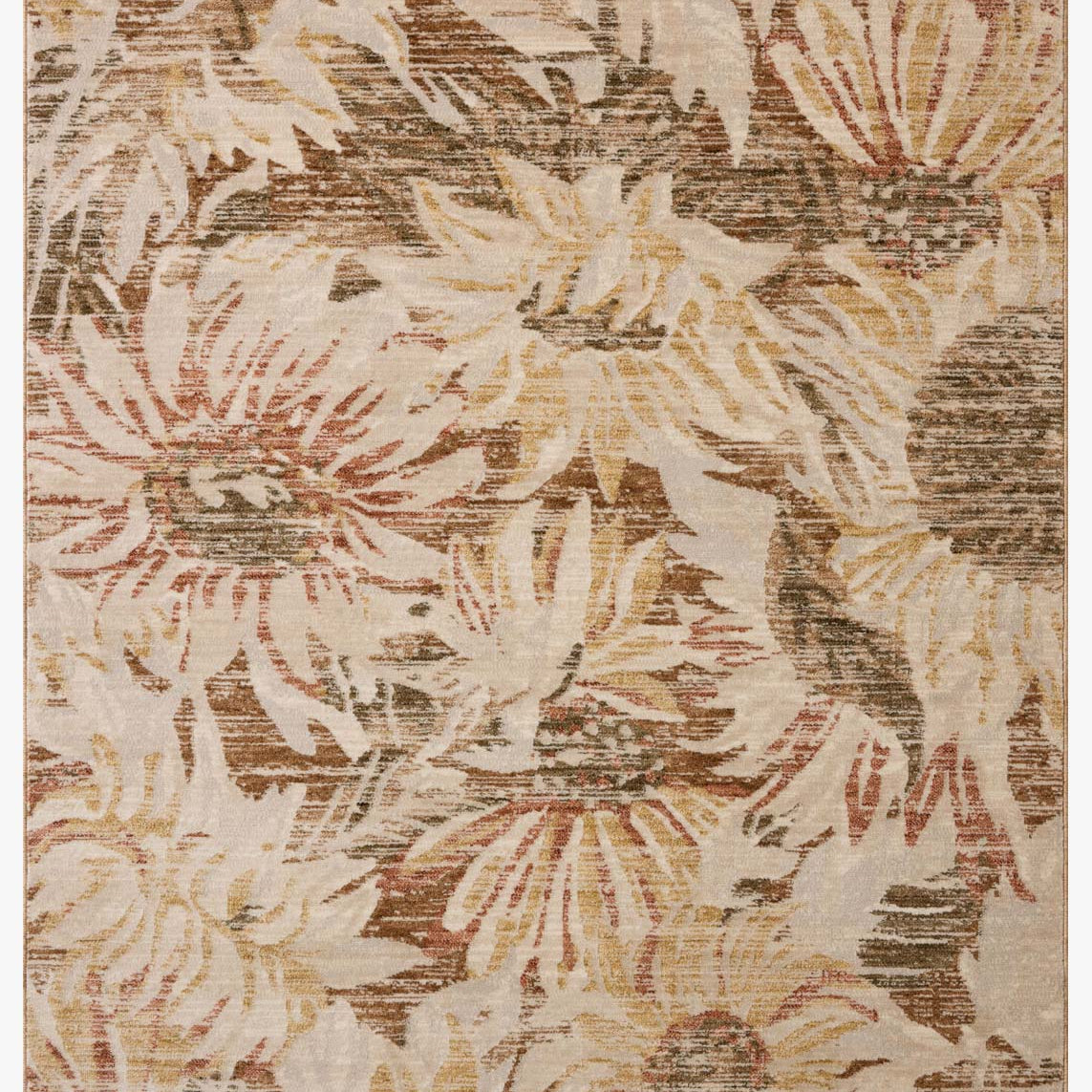 Loloi II Eileen Natural / Spice Rug White Cliff Studio Area Rugs