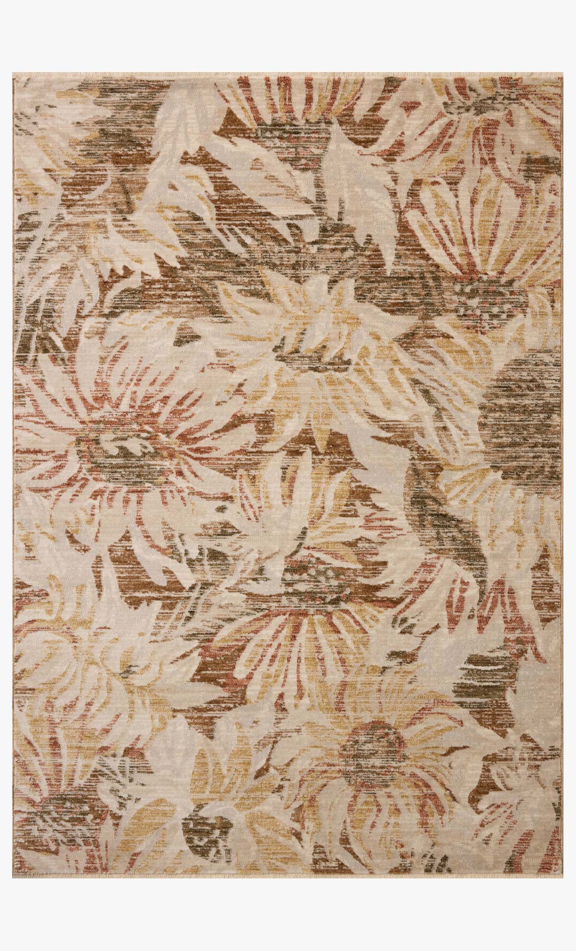Loloi II Eileen Natural / Spice Rug White Cliff Studio Area Rugs