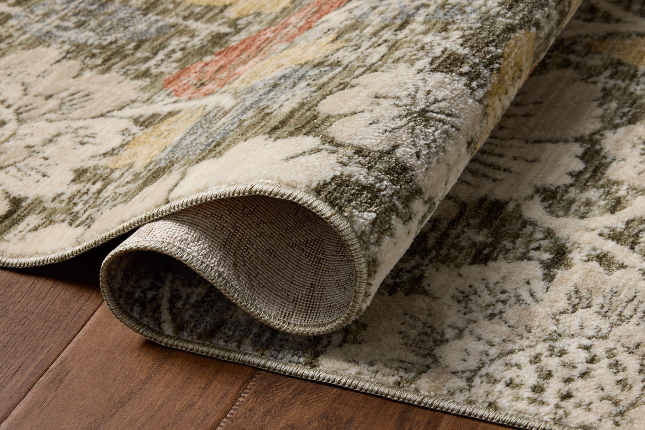 Loloi II Eileen Olive / Multi Rug White Cliff Studio Area Rugs