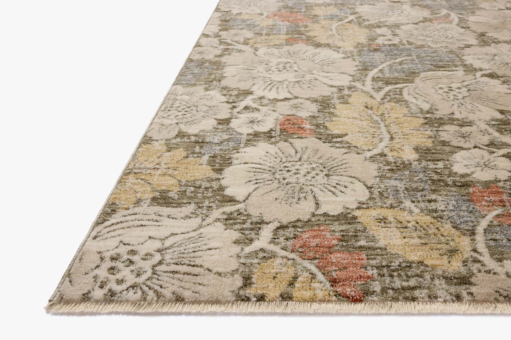 Loloi II Eileen Olive / Multi Rug White Cliff Studio Area Rugs