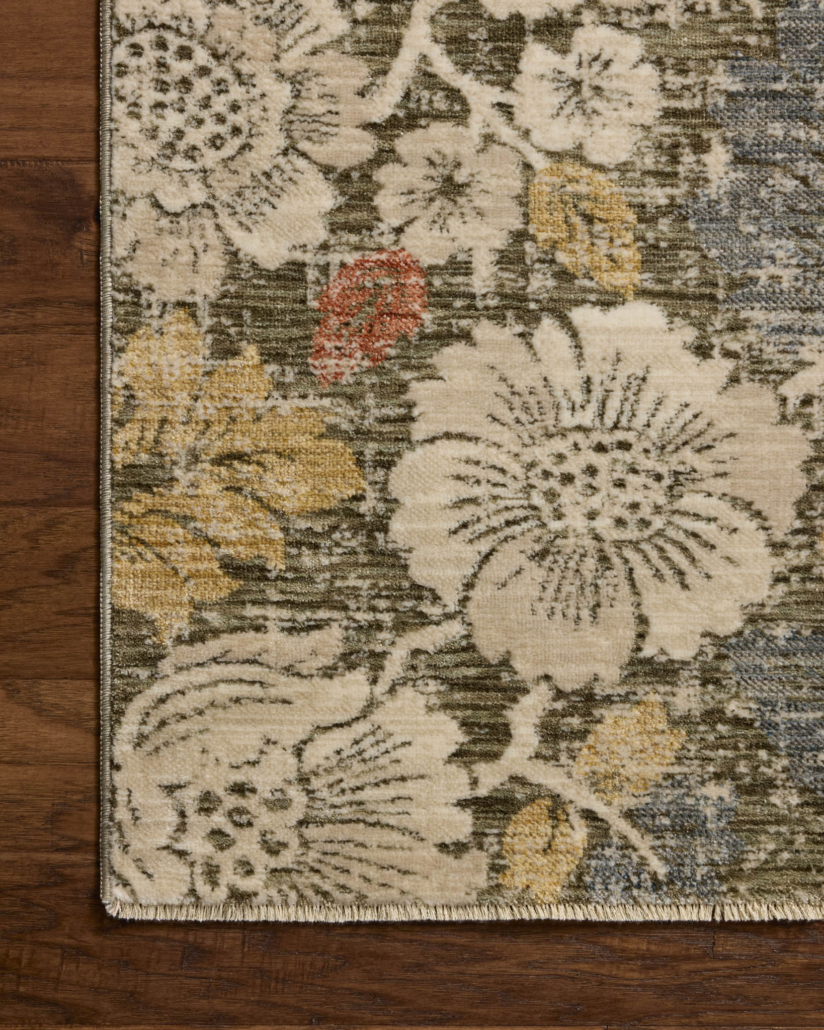 Loloi II Eileen Olive / Multi Rug White Cliff Studio Area Rugs