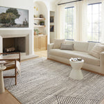 Loloi II Fabian Charcoal / Ivory Rug White Cliff Studio Area Rugs