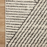 Loloi II Fabian Charcoal / Ivory Rug White Cliff Studio Area Rugs