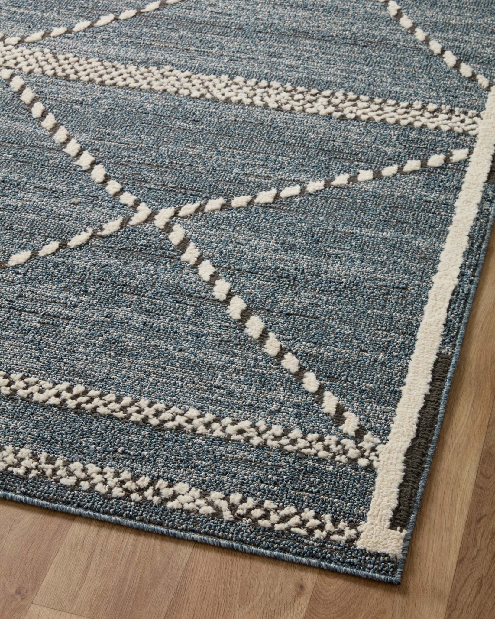 Loloi II Fabian Denim / Charcoal Rug White Cliff Studio Area Rugs