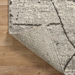 Loloi II Fabian Grey / Charcoal Rug White Cliff Studio Area Rugs