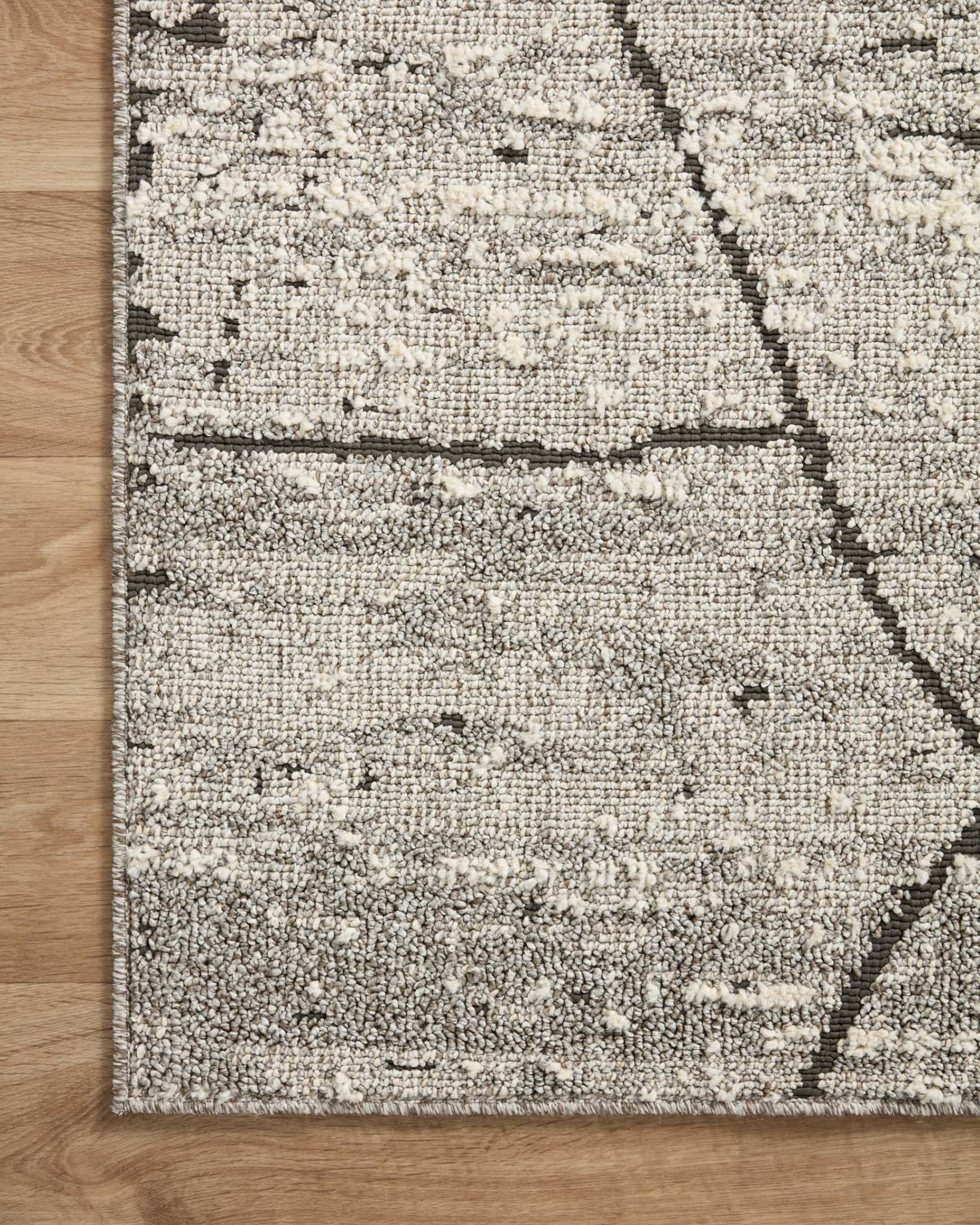 Loloi II Fabian Grey / Charcoal Rug White Cliff Studio Area Rugs