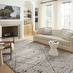 Loloi II Fabian Grey / Charcoal Rug White Cliff Studio Area Rugs