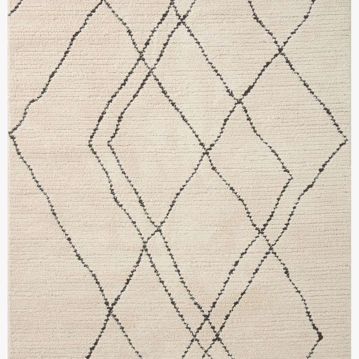 Loloi II Fabian Ivory / Charcoal Rug White Cliff Studio Area Rugs