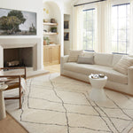 Loloi II Fabian Ivory / Charcoal Rug White Cliff Studio Area Rugs