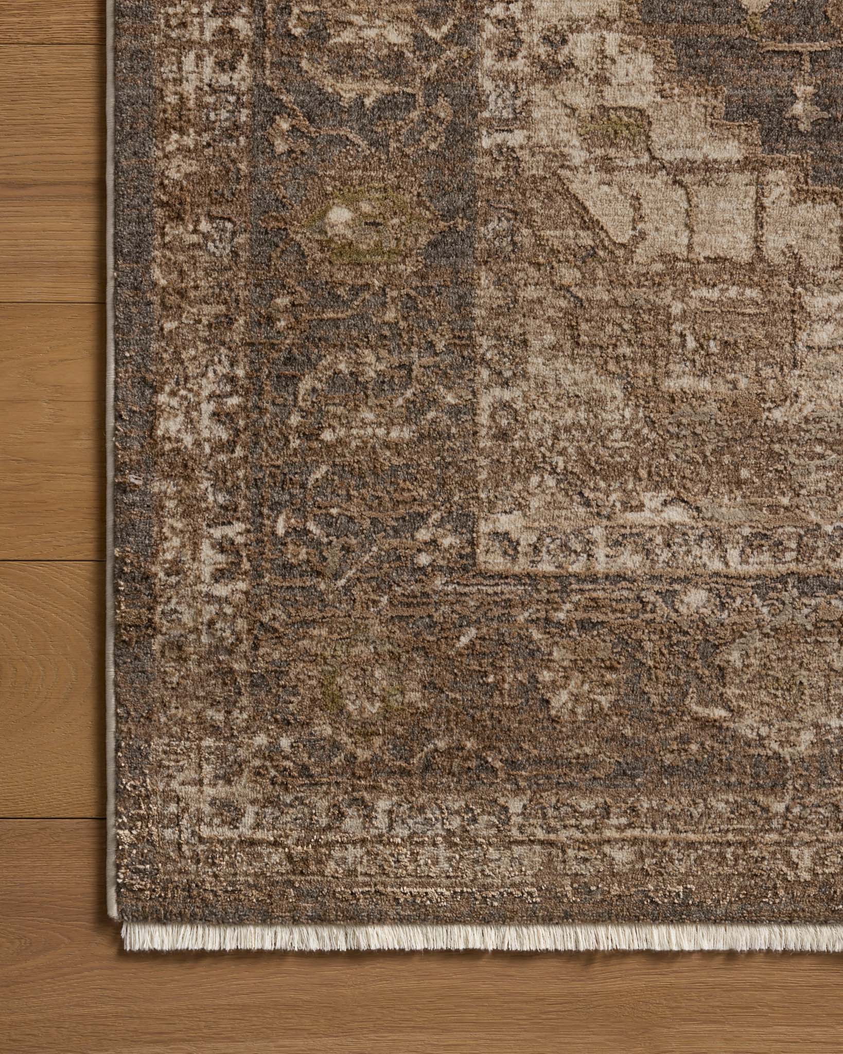 Loloi II Haywood Charcoal / Mocha Rug White Cliff Studio Area Rugs