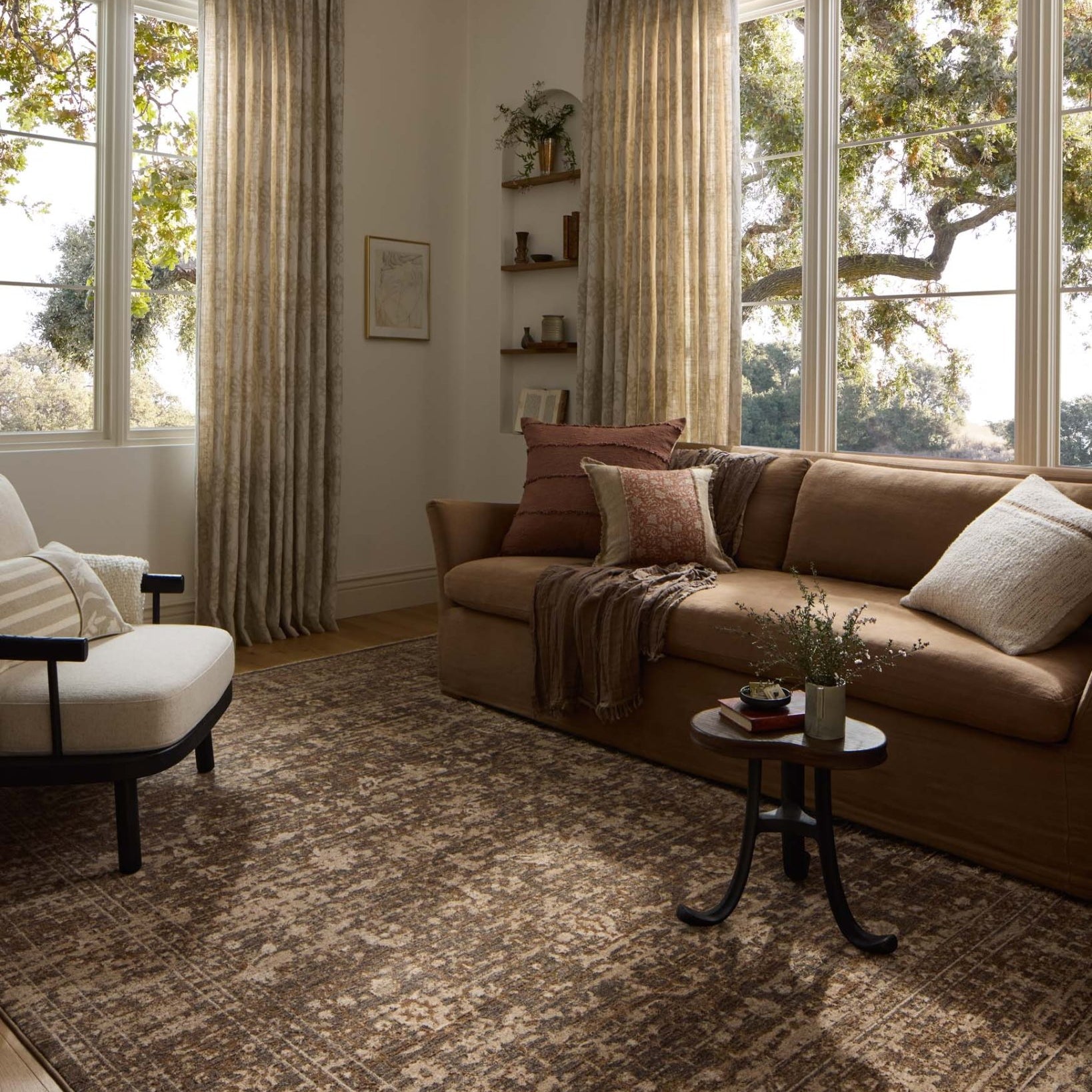 Loloi II Haywood Granite / Natural Rug White Cliff Studio Area Rugs