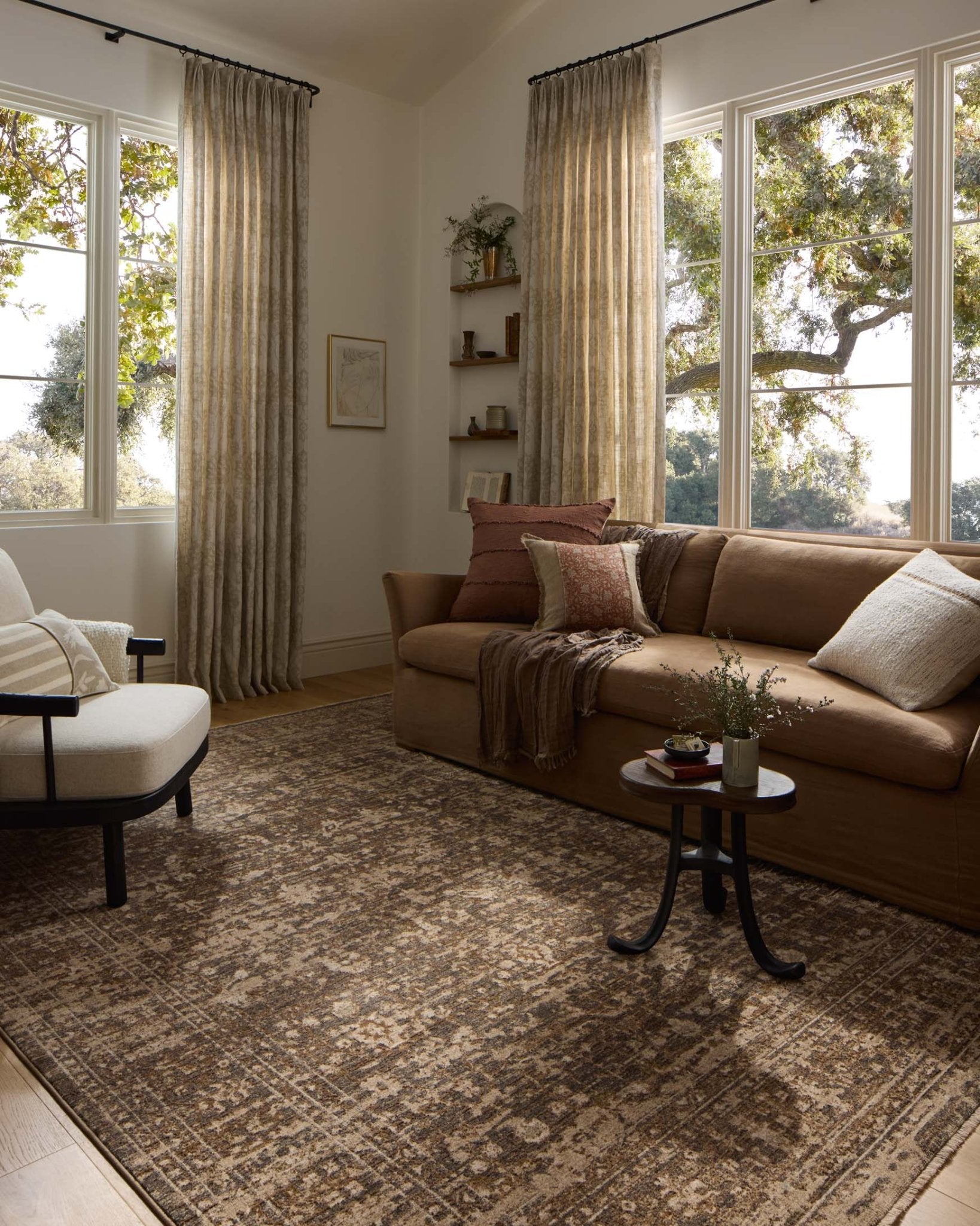 Loloi II Haywood Granite / Natural Rug White Cliff Studio Area Rugs