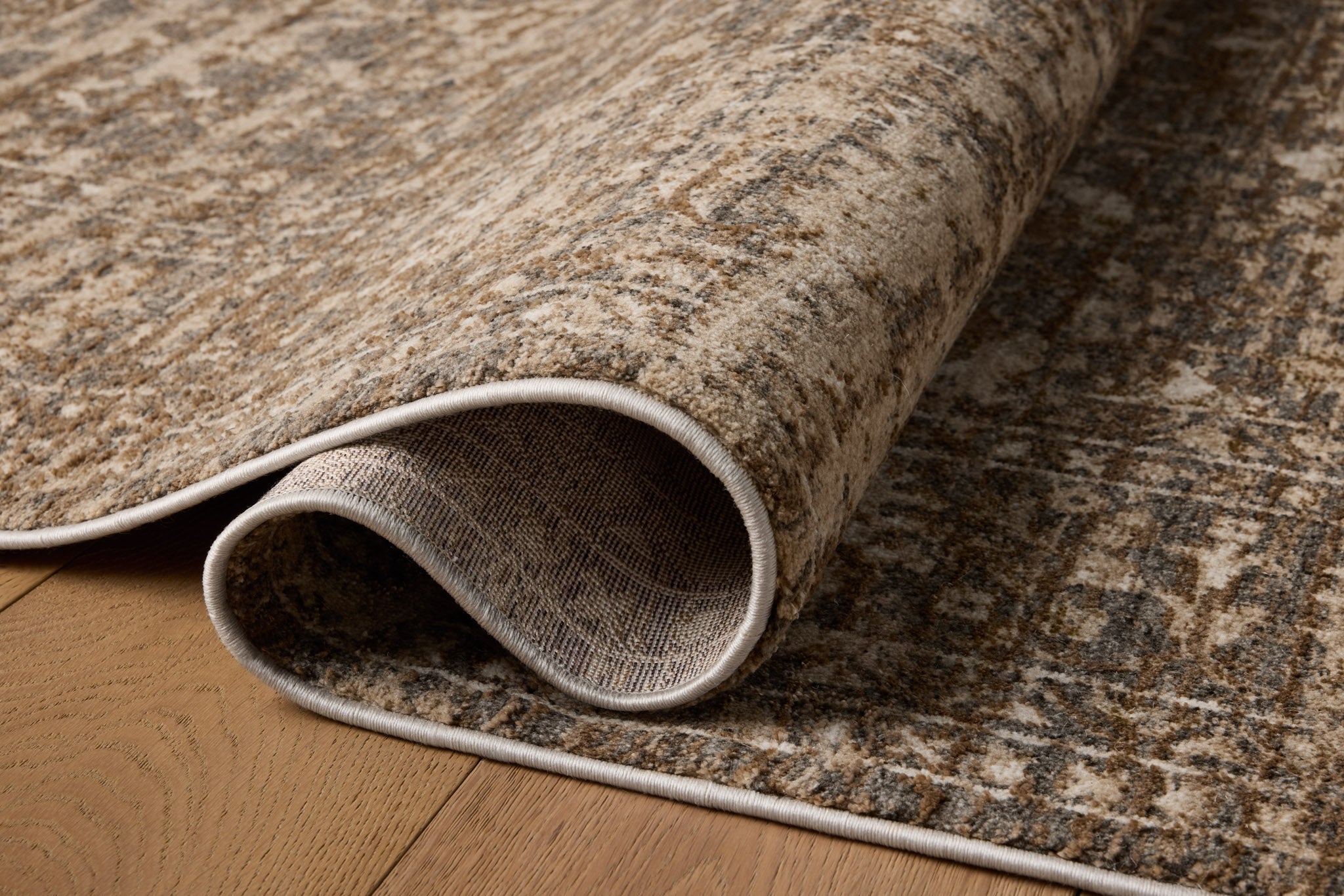 Loloi II Haywood Granite / Natural Rug White Cliff Studio Area Rugs