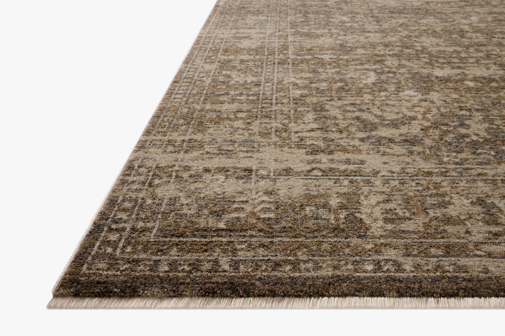 Loloi II Haywood Granite / Natural Rug White Cliff Studio Area Rugs