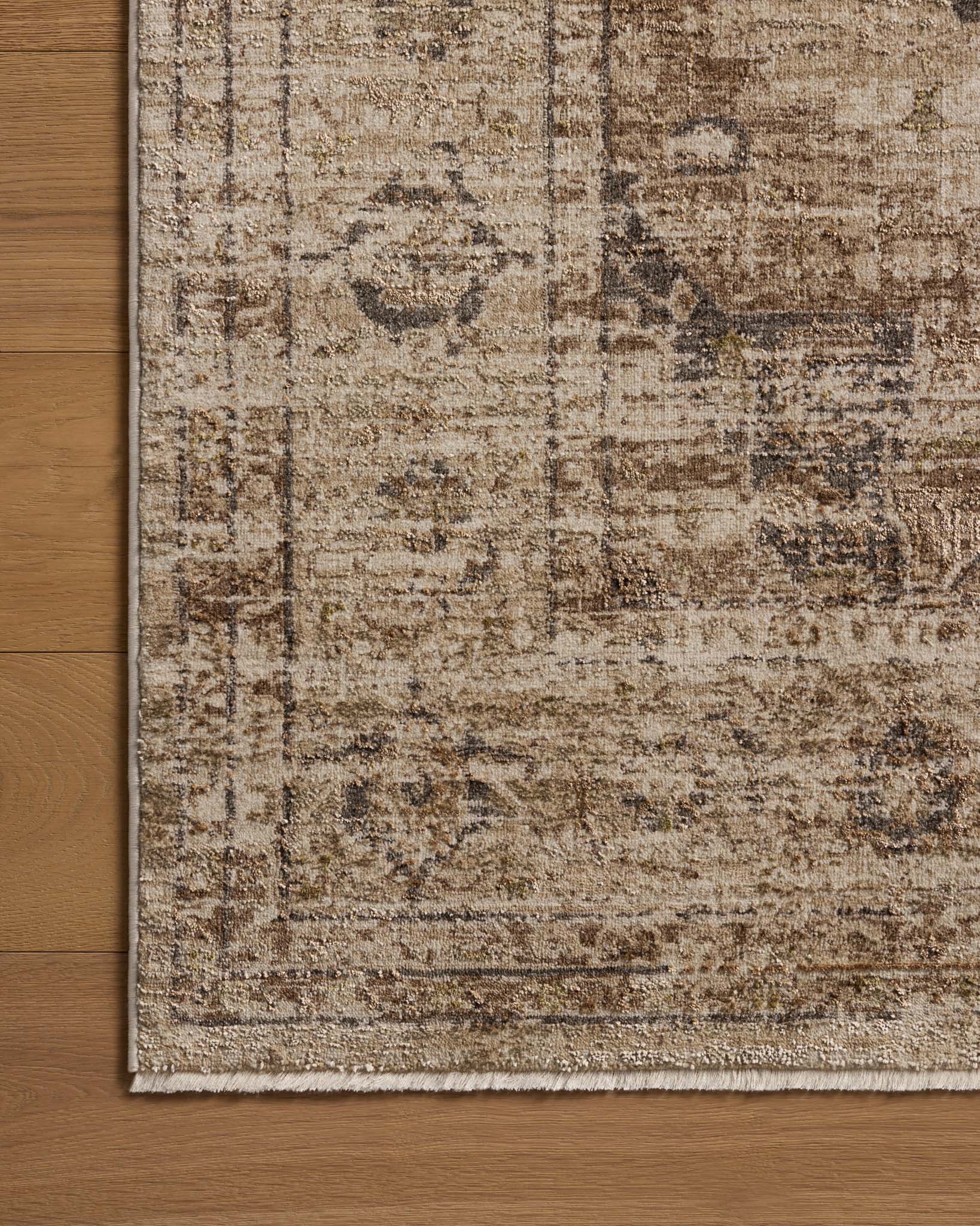 Loloi II Haywood Natural / Bark Rug White Cliff Studio Area Rugs