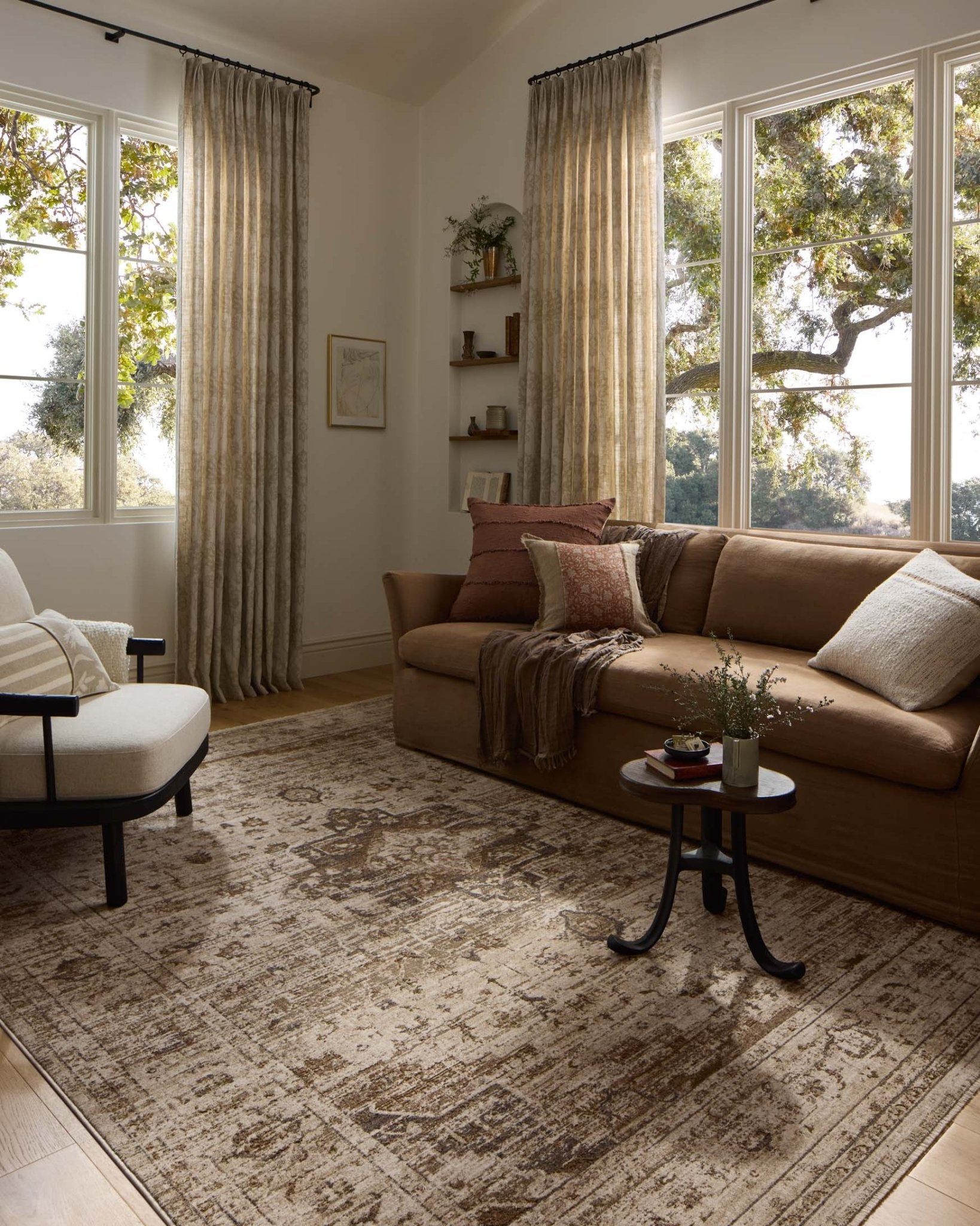 Loloi II Haywood Natural / Bark Rug White Cliff Studio Area Rugs