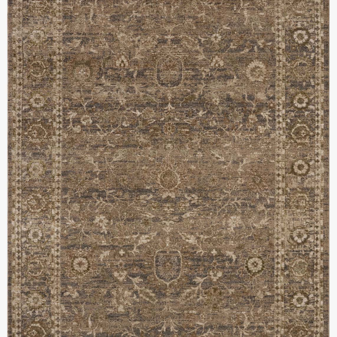 Loloi II Haywood Pebble / Charcoal Rug White Cliff Studio Area Rugs