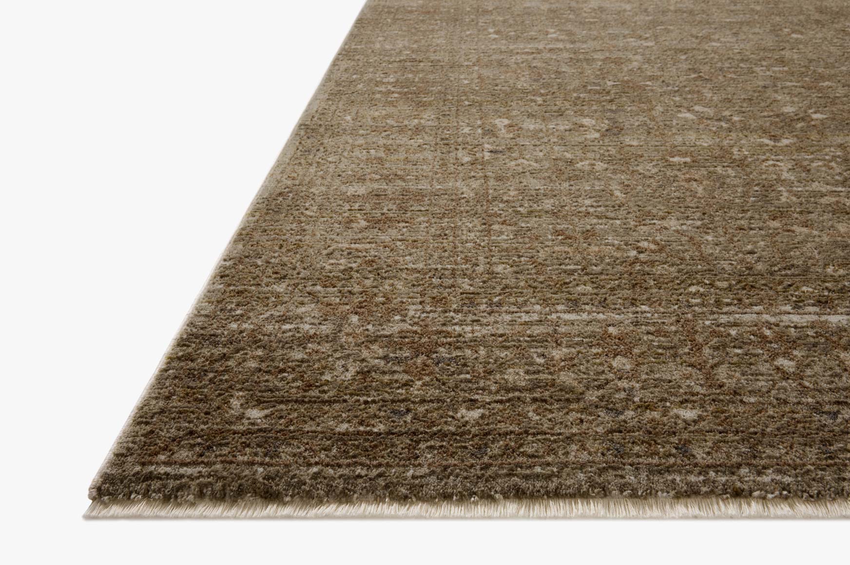 Loloi II Haywood Sage / Brown Rug White Cliff Studio Area Rugs