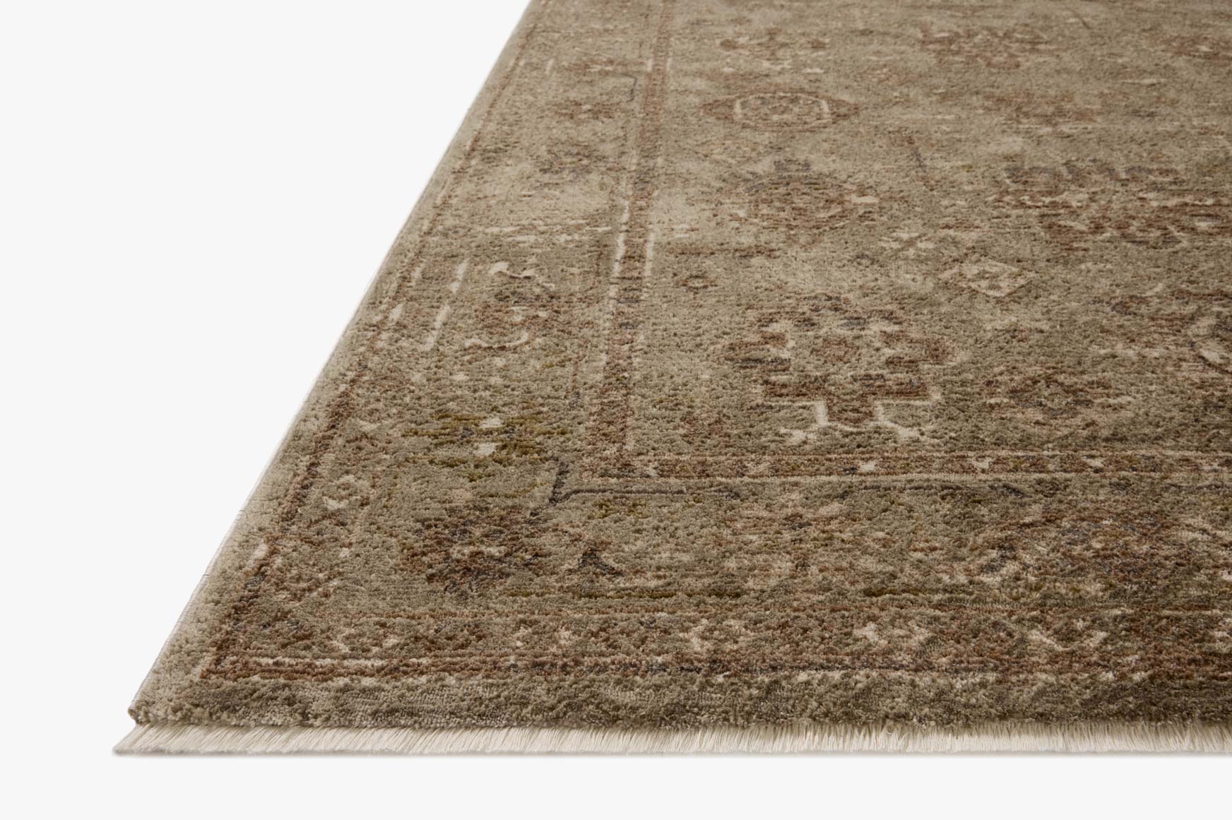 Loloi II Haywood Sage / Earth Rug White Cliff Studio Area Rugs