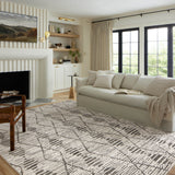 Loloi II Kamala Charcoal / Dove Rug White Cliff Studio Area Rugs
