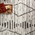 Loloi II Kamala Charcoal / Dove Rug White Cliff Studio Area Rugs