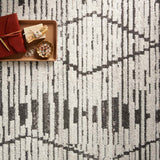 Loloi II Kamala Charcoal / Dove Rug White Cliff Studio Area Rugs