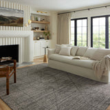 Loloi II Kamala Charcoal / Ivory Rug White Cliff Studio Area Rugs