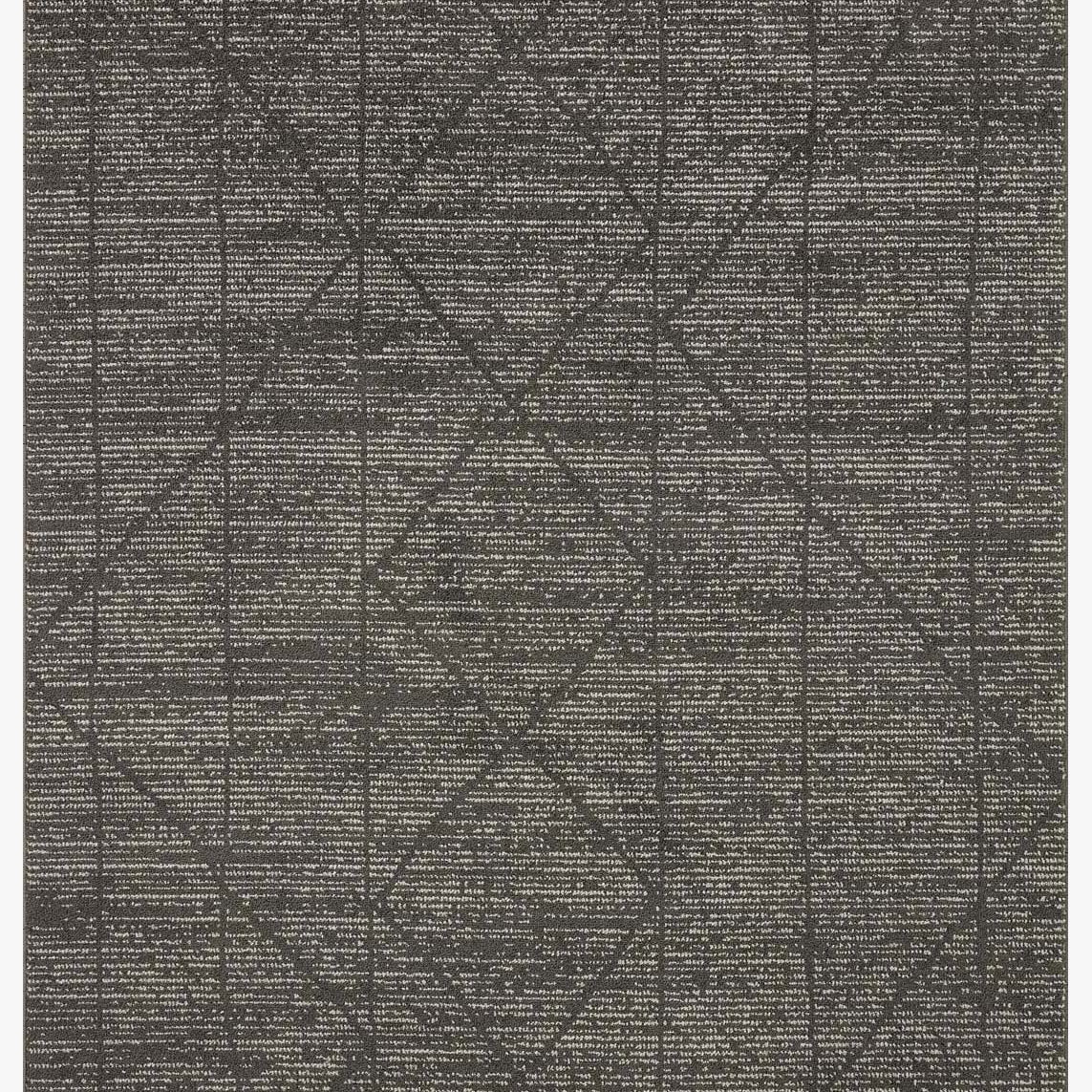 Loloi II Kamala Charcoal / Ivory Rug White Cliff Studio Area Rugs