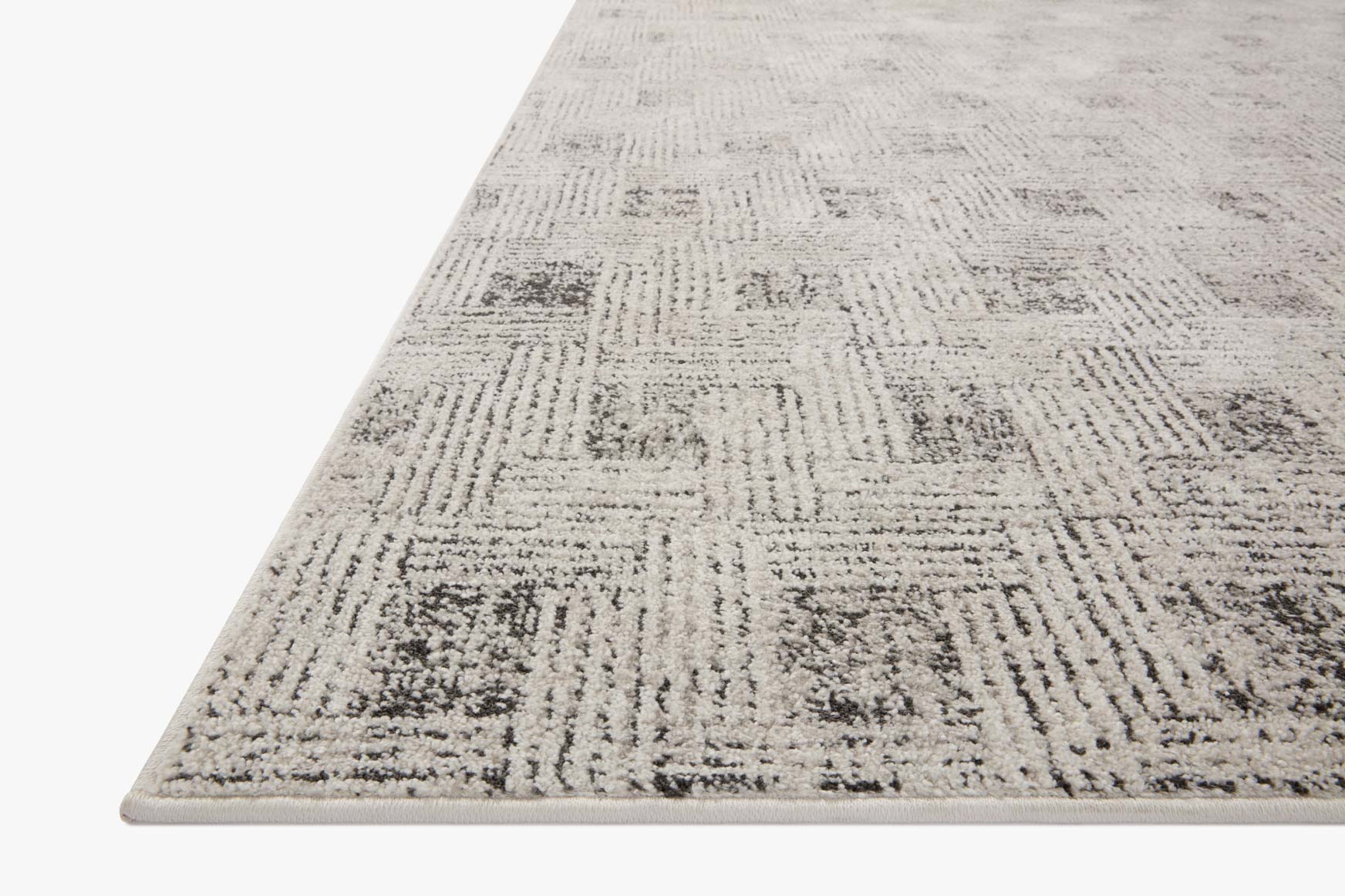Loloi II Kamala Grey / Graphite Rug White Cliff Studio Area Rugs