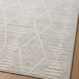 Loloi II Kamala Ivory / Silver Rug White Cliff Studio Area Rugs