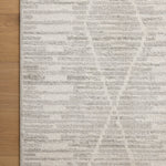 Loloi II Kamala Ivory / Silver Rug White Cliff Studio Area Rugs