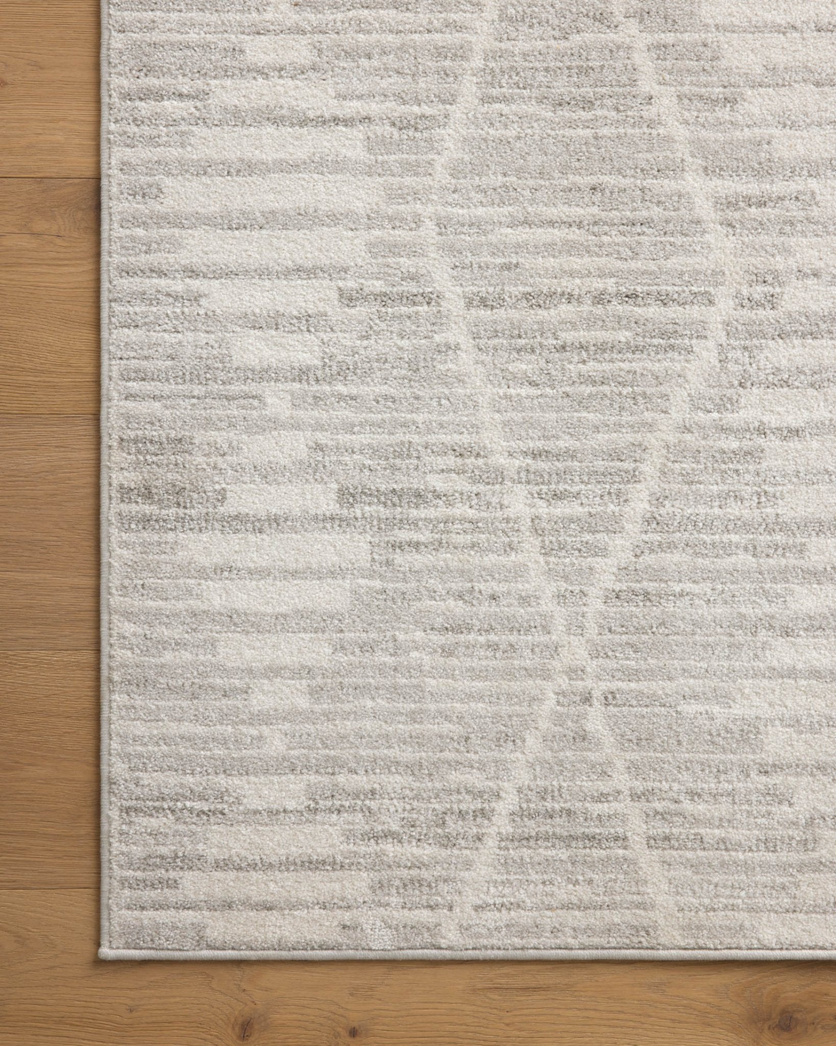 Loloi II Kamala Ivory / Silver Rug White Cliff Studio Area Rugs