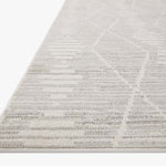 Loloi II Kamala Ivory / Silver Rug White Cliff Studio Area Rugs