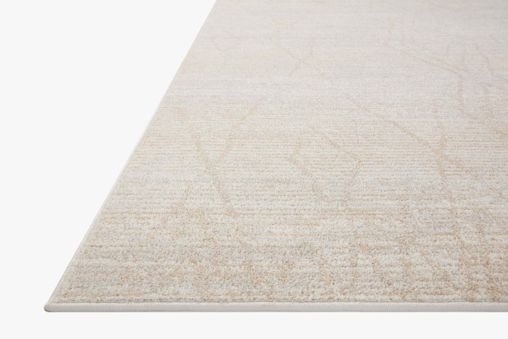 Loloi II Kamala Natural / Mist Rug White Cliff Studio Area Rugs
