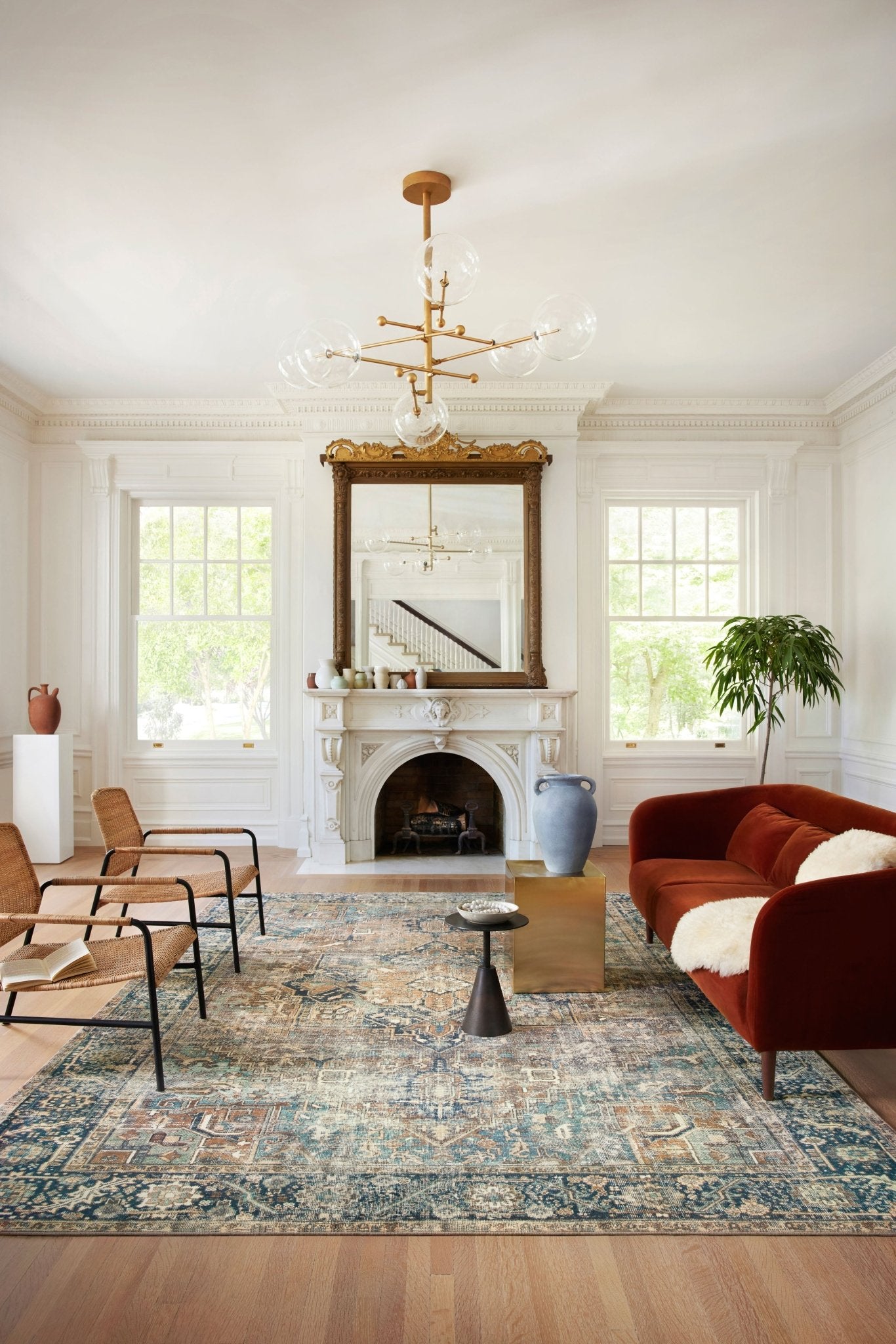 Loloi II Margot Terracotta / Lagoon Rug