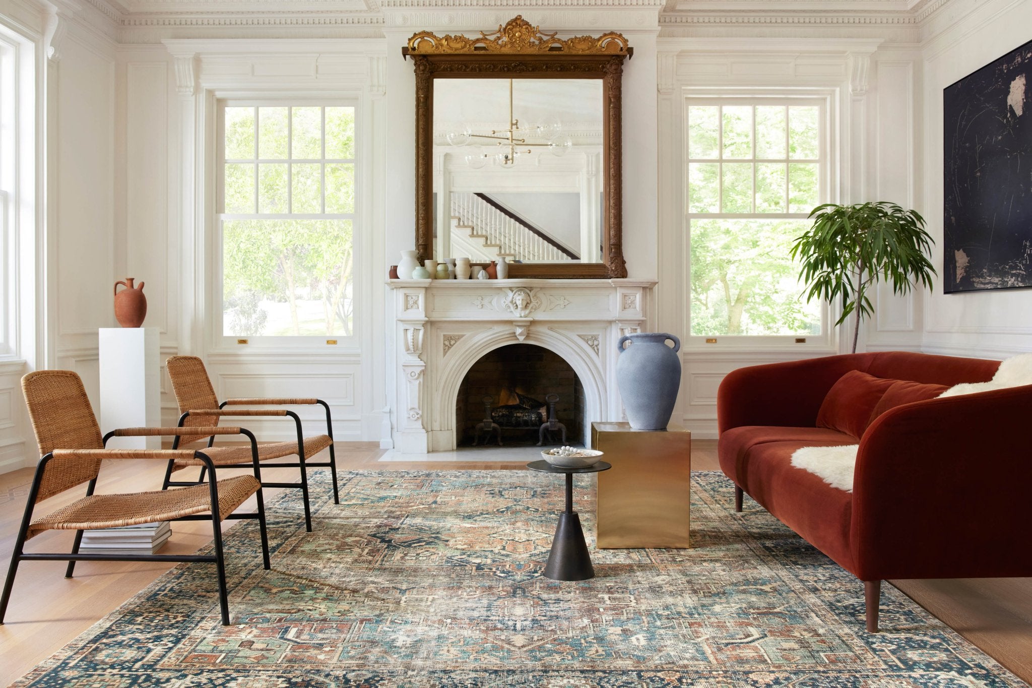 Loloi II Margot Terracotta / Lagoon Rug