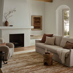 Loloi II Nellie Copper / Pebble Rug White Cliff Studio Area Rugs