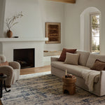 Loloi II Nellie Dove / Blue Rug White Cliff Studio Area Rugs