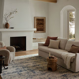 Loloi II Nellie Dove / Blue Rug White Cliff Studio Area Rugs