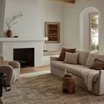 Loloi II Nellie Dove / Natural Rug White Cliff Studio Area Rugs
