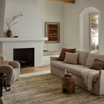 Loloi II Nellie Ivory / Pebble Rug White Cliff Studio Area Rugs