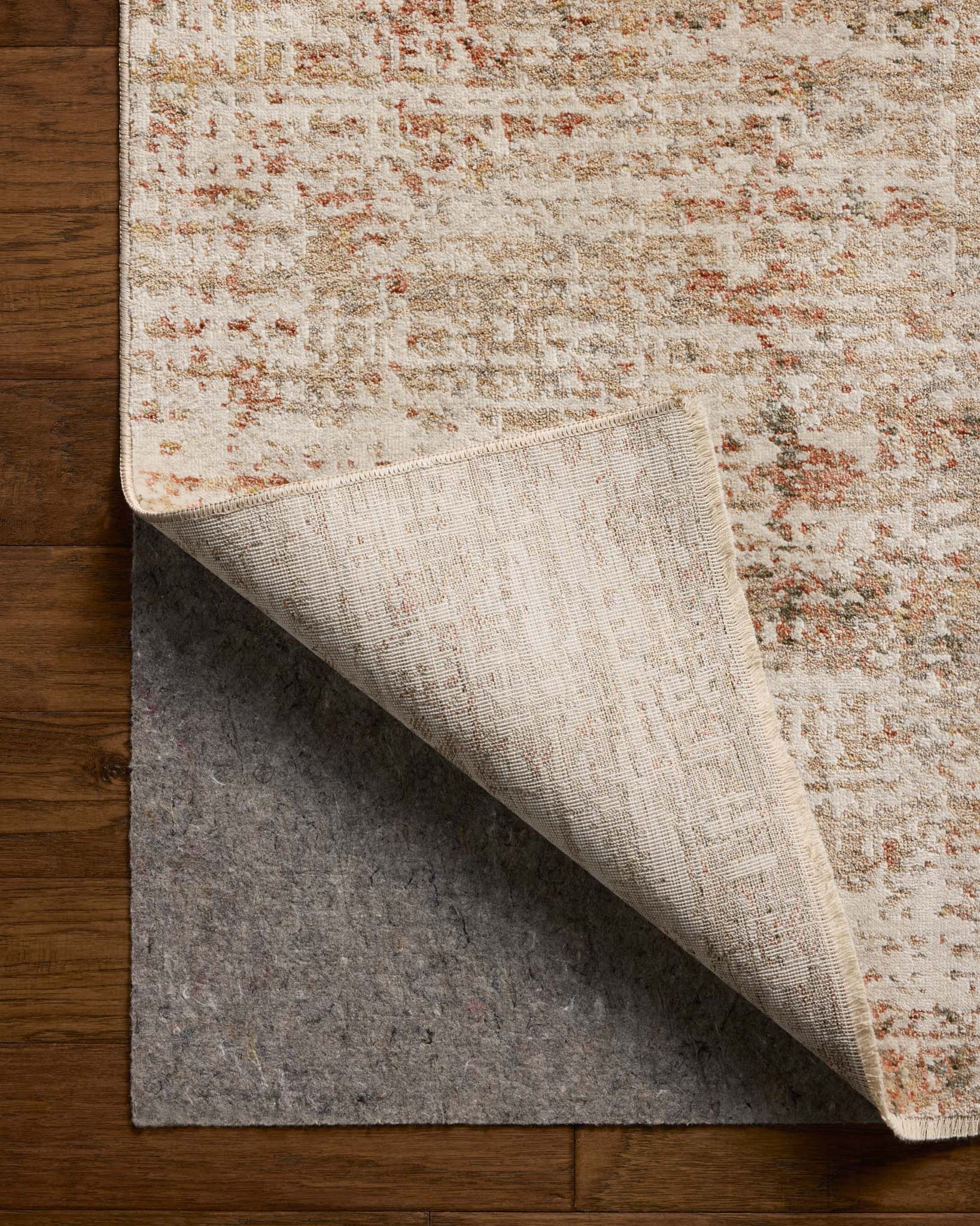 Loloi II Nellie Natural / Sunset Rug White Cliff Studio Area Rugs