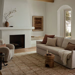 Loloi II Nellie Terracotta / Ivory Rug White Cliff Studio Area Rugs