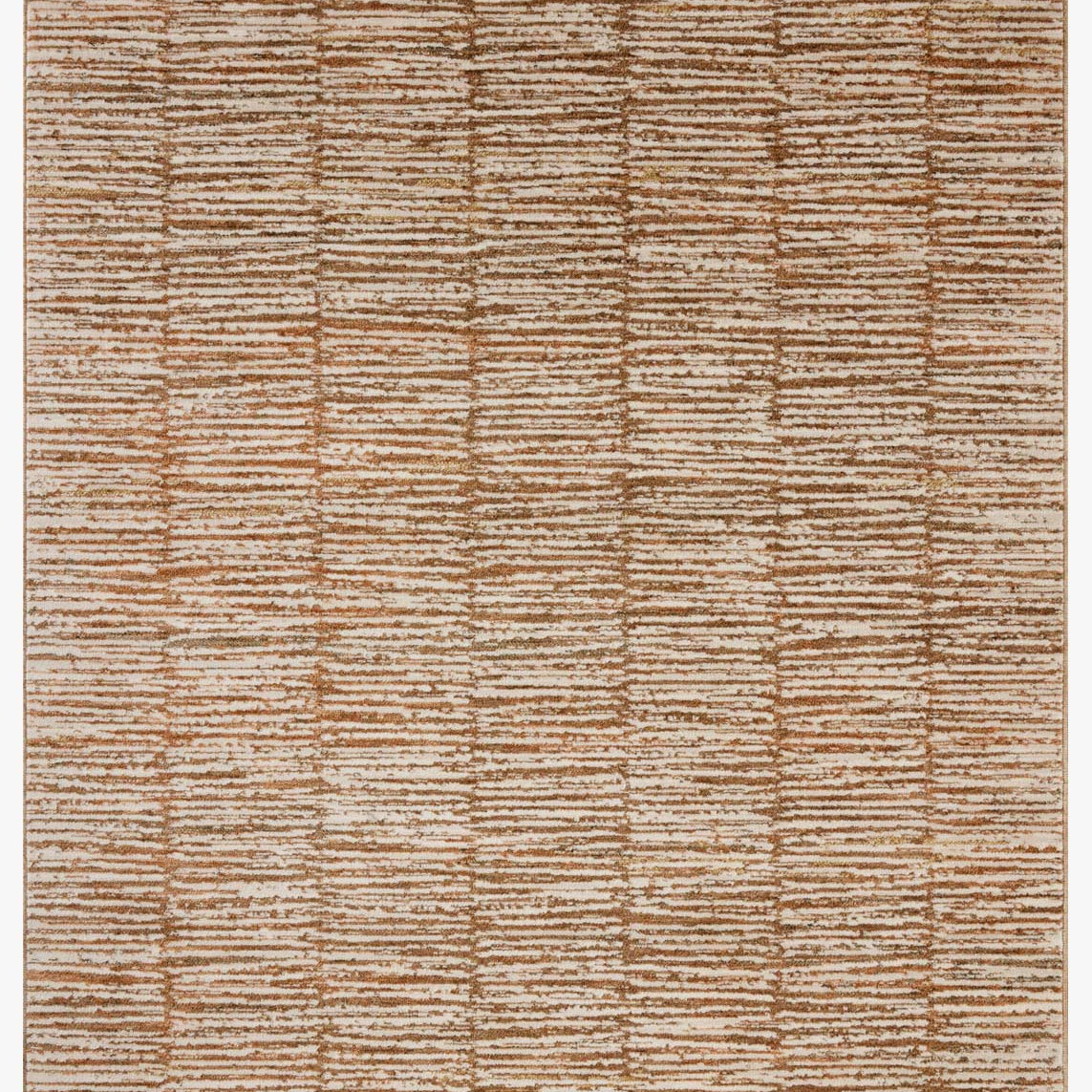 Loloi II Nellie Terracotta / Ivory Rug White Cliff Studio Area Rugs