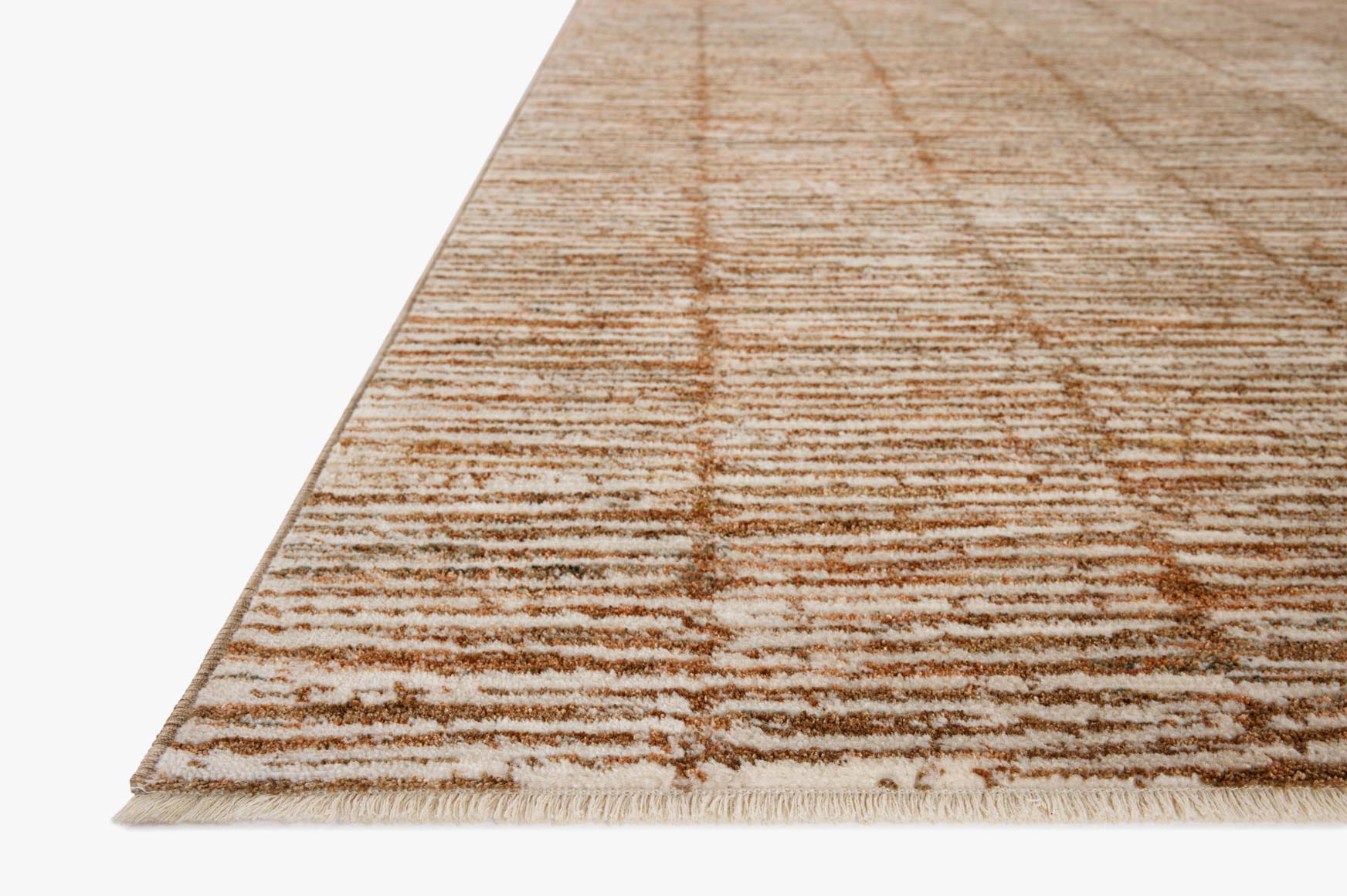 Loloi II Nellie Terracotta / Ivory Rug White Cliff Studio Area Rugs