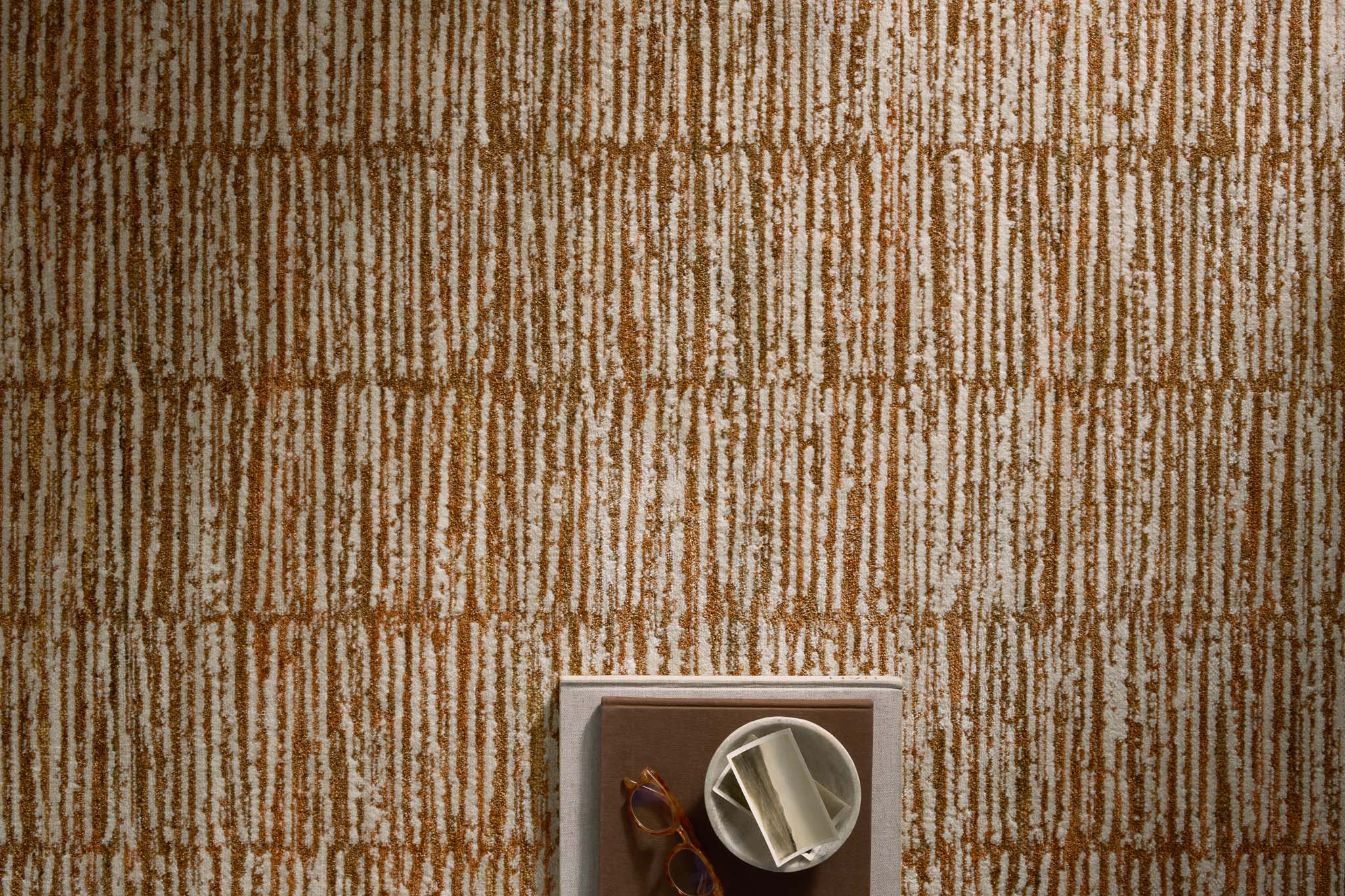 Loloi II Nellie Terracotta / Ivory Rug White Cliff Studio Area Rugs