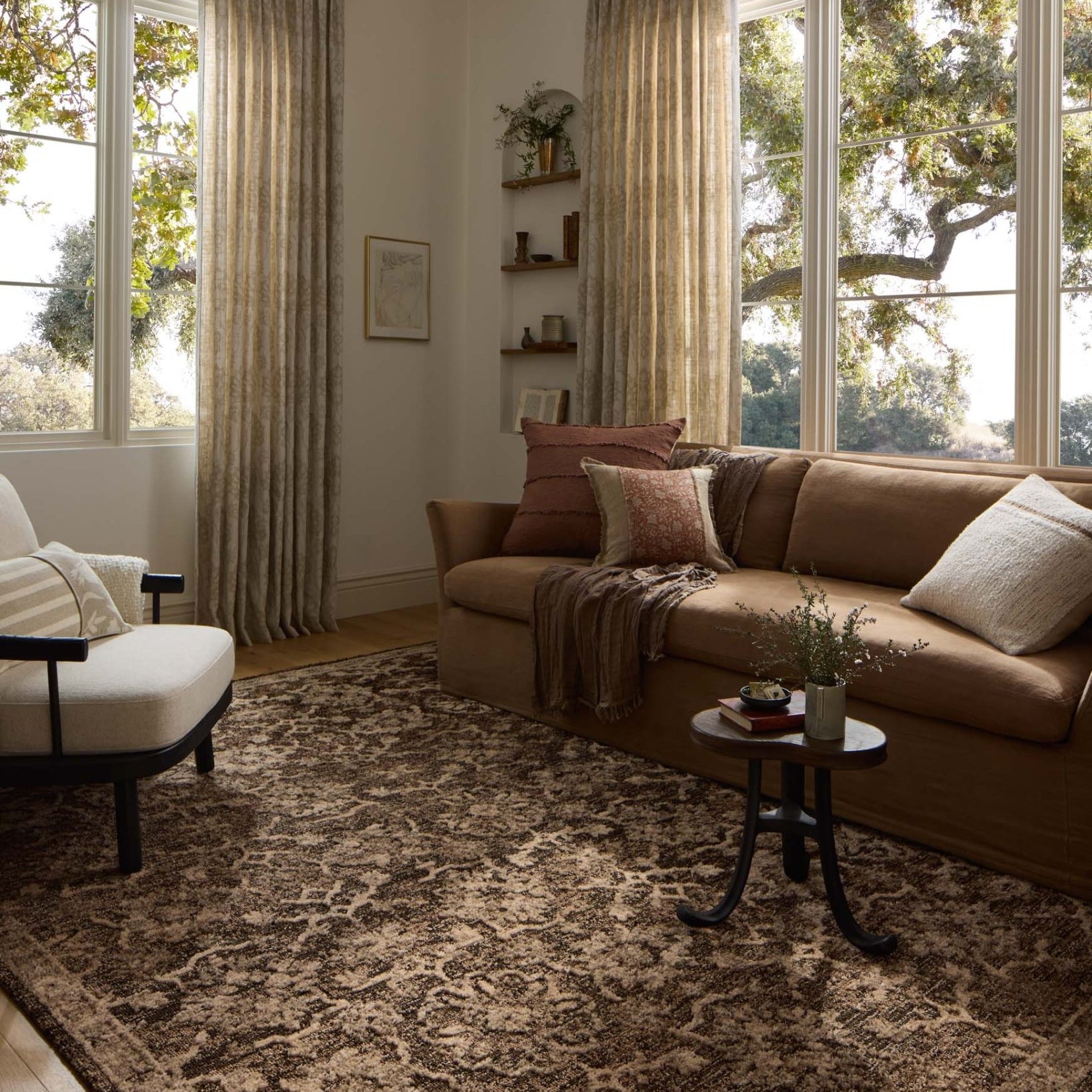 Loloi II Percival Bark / Pebble Rug White Cliff Studio Area Rugs