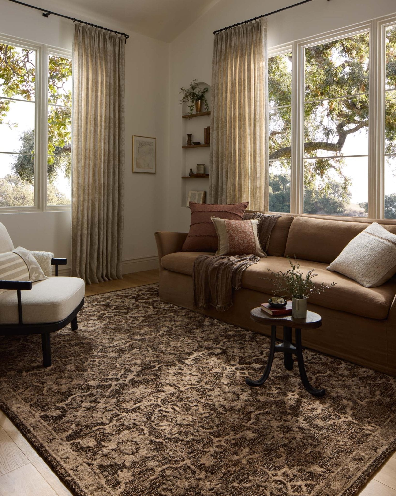 Loloi II Percival Bark / Pebble Rug White Cliff Studio Area Rugs