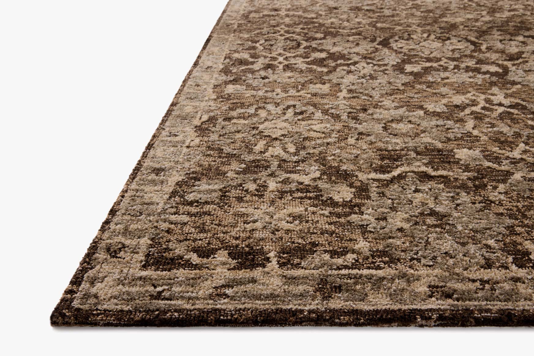 Loloi II Percival Bark / Pebble Rug White Cliff Studio Area Rugs