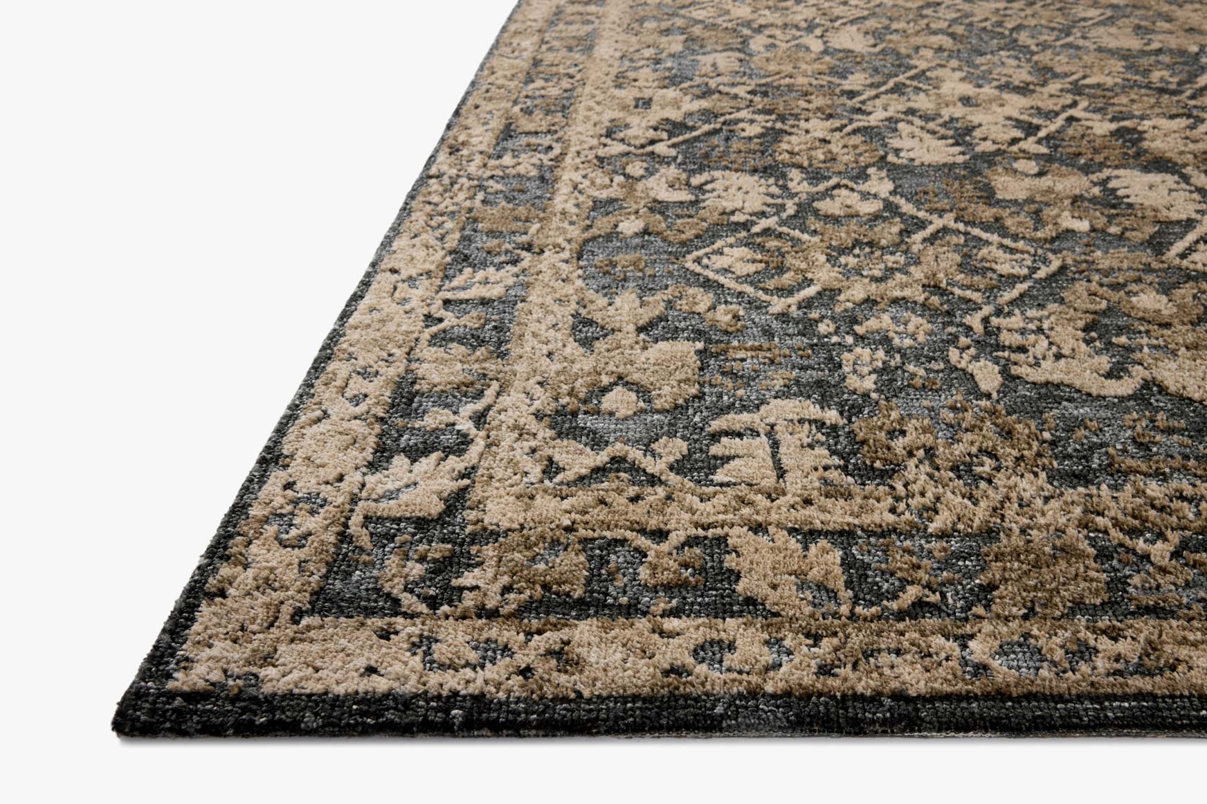 Loloi II Percival Denim /Granite Rug White Cliff Studio Area Rugs